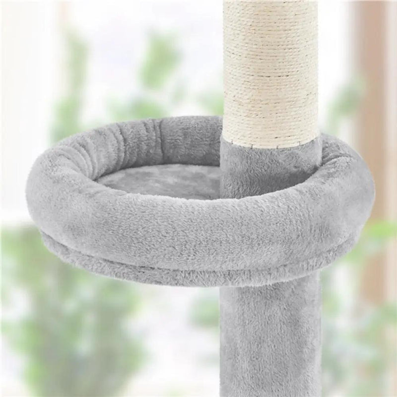 2.3-2.7M Floor-to-Ceiling Cat Tree Adjustable Tall Cat Tower – view 7