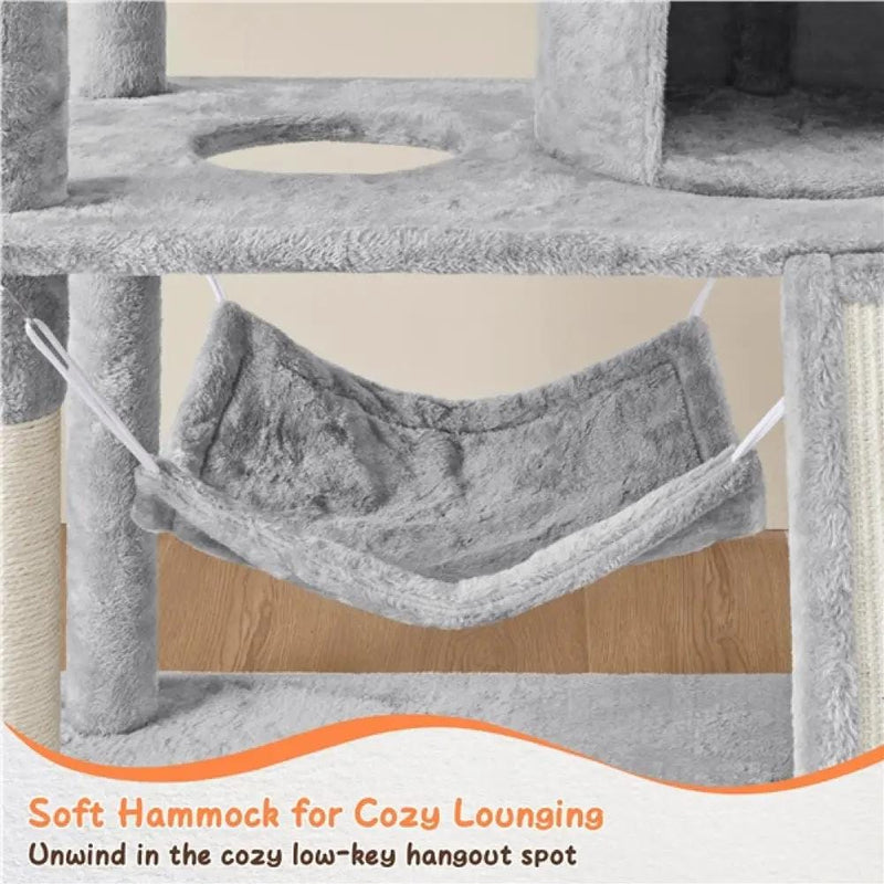 Yaheetech Deluxe Multi Level Cat Tree Cat Tower Deluxe Multi Level Cat Tree Cat Tower
