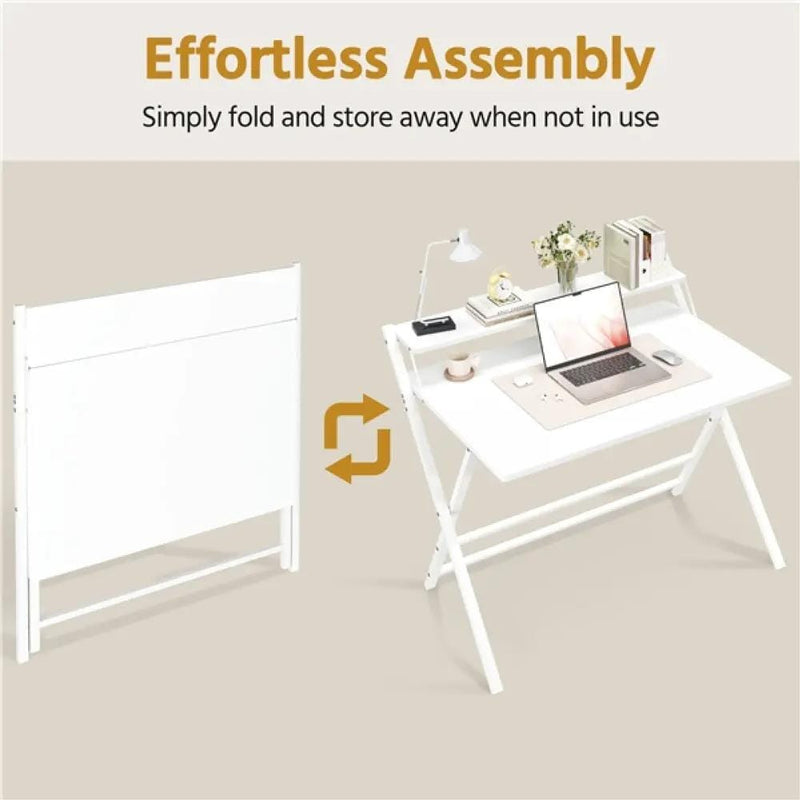 Yaheetech Foldable Computer Desk Foldable Computer Desk
