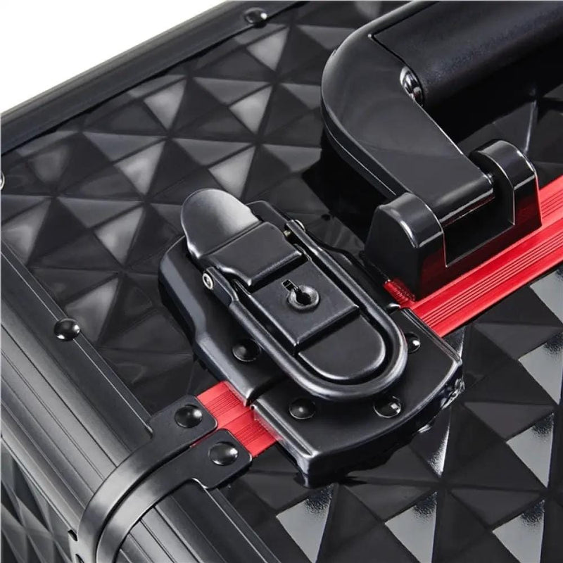 Yaheetech Professional Rolling Makeup Train Case with Drawers Professional Rolling Makeup Train Case with Drawers