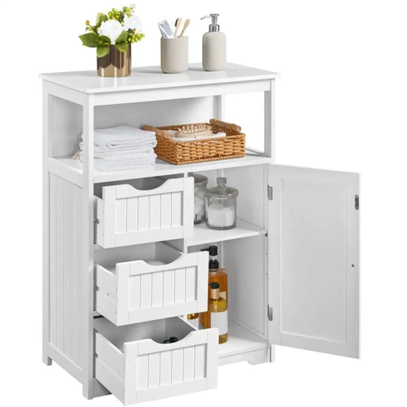 Yaheetech 90cm Height Bathroom Floor Cabinet 90cm Height Bathroom Floor Cabinet