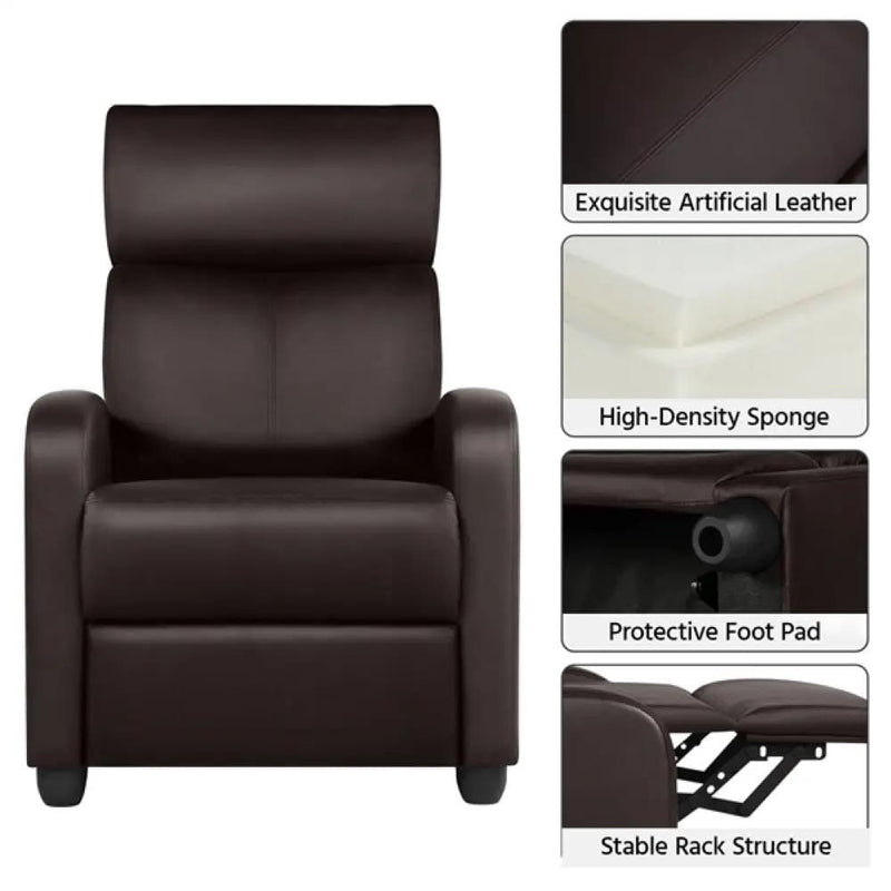 Yaheetech Recliner Chair Recliner Chair