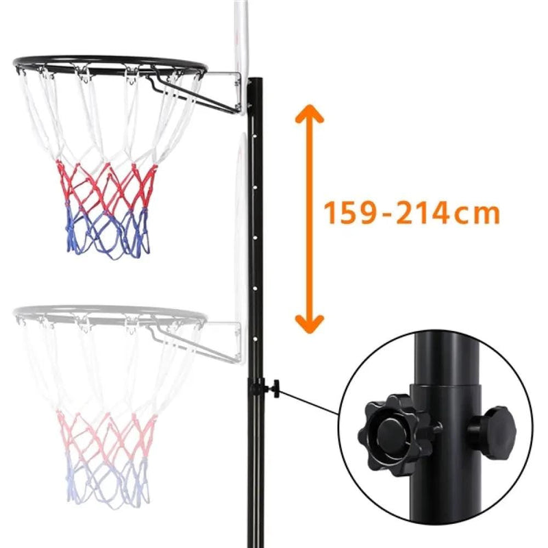 Yaheetech 1.9-2.5M Height-Adjustable Basketball Hoop System 1.9-2.5M Height-Adjustable Basketball Hoop System