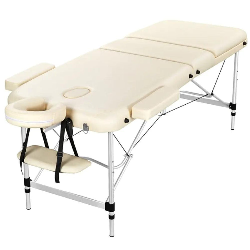 Adjustable 3 Fold Massage Bed Aluminum Alloy Massage Couch – view 7