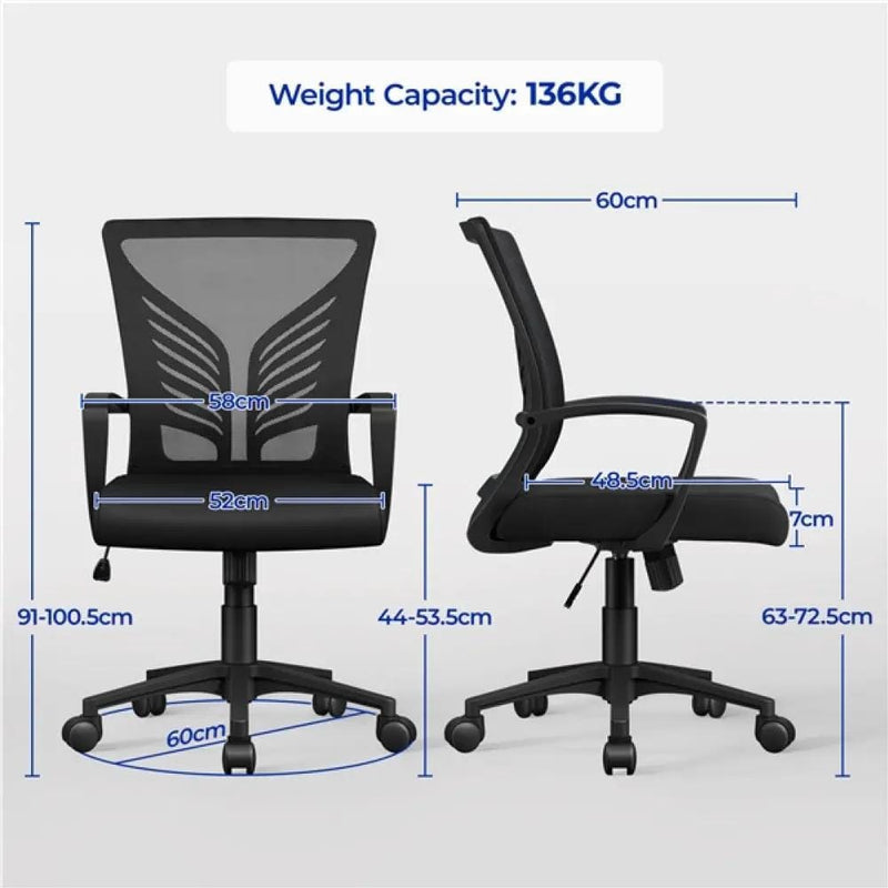 Yaheetech Mesh Office Chair Computer Chair Mesh Office Chair Computer Chair