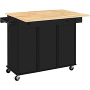Yaheetech Kitchen Trolley Kitchen Island on Wheels Kitchen Cart Kitchen Trolley Kitchen Island on Wheels Kitchen Cart
