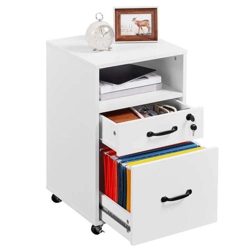 Yaheetech Brand New 2 Drawer Side Table End Table File Cabinet Brand New 2 Drawer Side Table End Table File Cabinet