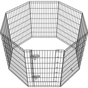 Yaheetech 8 Panel Foldable Metal Dog Exercise Pen 8 Panel Foldable Metal Dog Exercise Pen