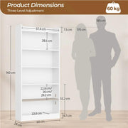 Yaheetech 6-layer Open Shelf  Bookcase Bookshelf 6-layer Open Shelf  Bookcase Bookshelf
