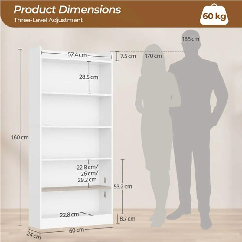 Yaheetech 6-layer Open Shelf  Bookcase Bookshelf 6-layer Open Shelf  Bookcase Bookshelf