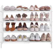Yaheetech 4 Tier Iron Shoe Rack Organiser 4 Tier Iron Shoe Rack Organiser