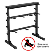 3 Tier Dumbbell Barbell Rack Weight Plate/Bar Storage Holder – view 7