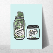 Blank Wall Print Shop Print Material Sneaker Money Sneaker Money