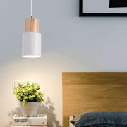 White Metal Lampshade Simple Pendant Hanging Light Lamp – view 3