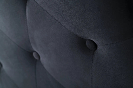 sue-e furniture Headboards Fenland Headboard Black Velvet Super King Fenland Headboard Black Velvet Super King