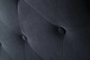 sue-e furniture Headboards Fenland Headboard Black Velvet King Single Size Fenland Headboard Black Velvet King Single Size