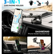 Habicare 9eight5 15W Wireless Car Charger Phone Holder 15W Wireless Car Charger Phone Holder