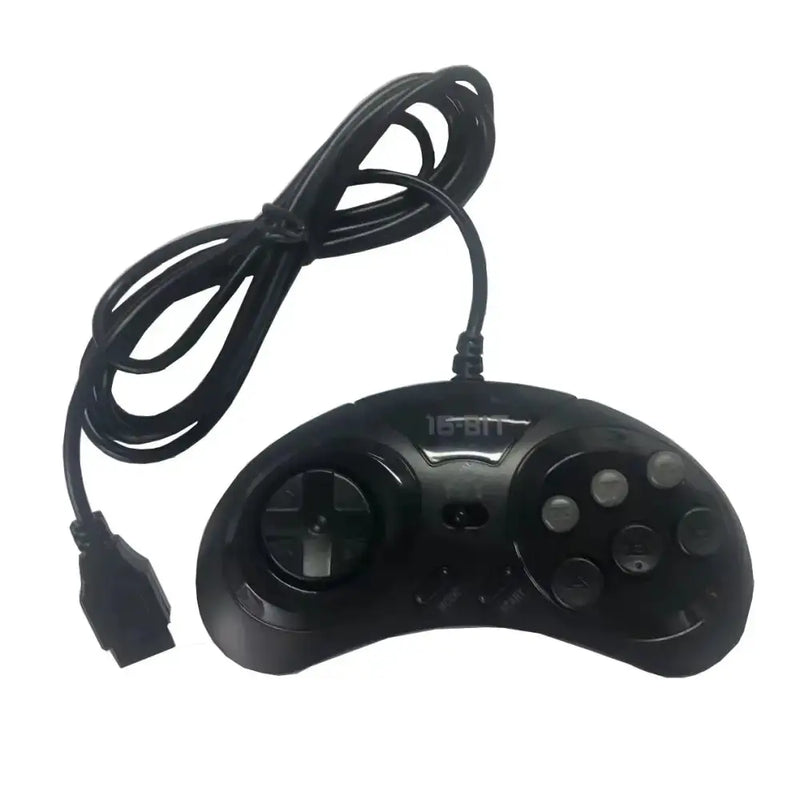 16-Bit SEGA Genesis 6-Button Gamepad – Mega Drive Controller – view 1