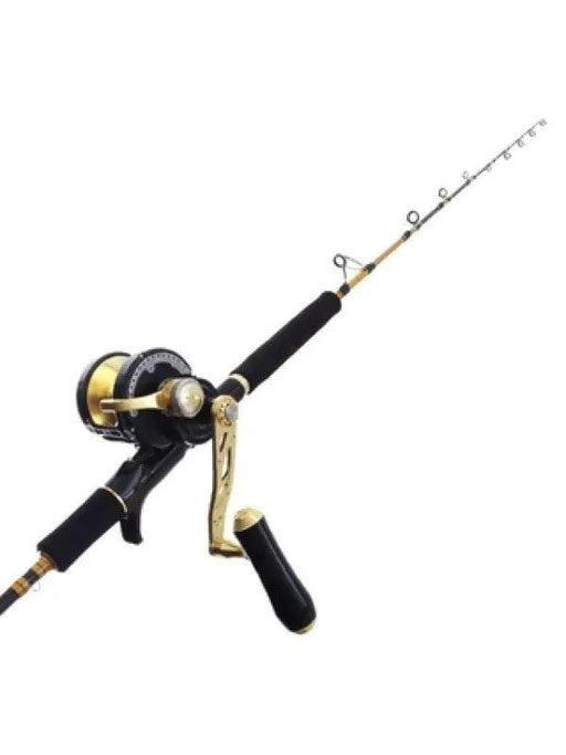 Catch Combo 250g Kensai Slow Pitch Jigging Rod With JGX3000 Right Hand Reel Spooled With Braid