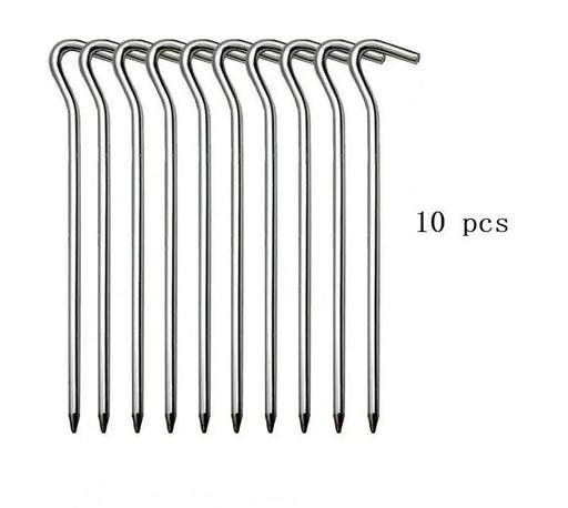 ECOTREK accessories Camping Pegs – 10pcs Aluminium Alloy Tent Stakes HL2302 Camping Pegs – 10pcs Aluminium Alloy Tent Stakes HL2302