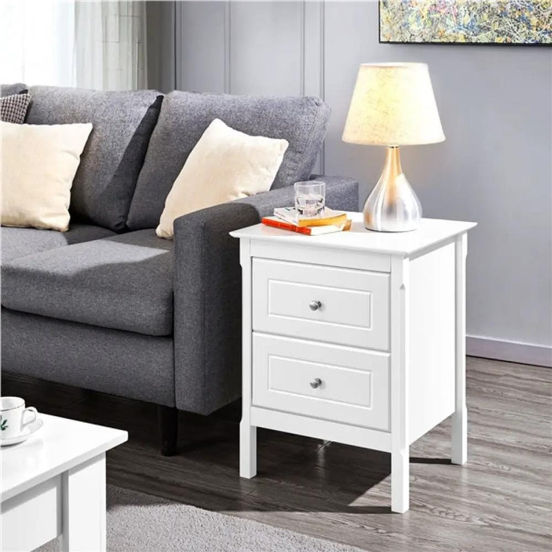 Yaheetech 1 Pair End Tables Side Table Nightstand 1 Pair End Tables Side Table Nightstand