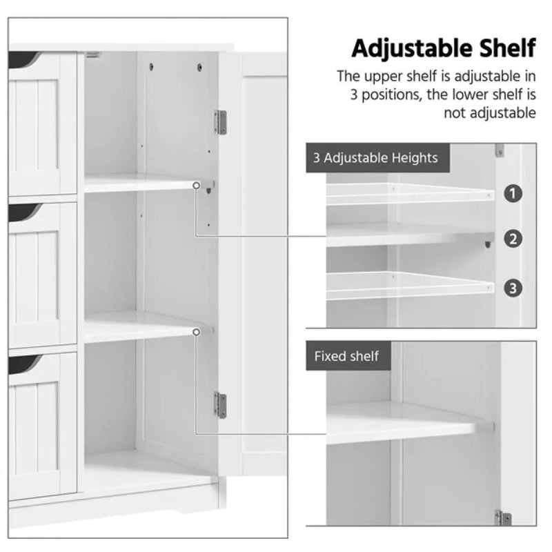 Yaheetech Free-Standing Floor Cabinet Free-Standing Floor Cabinet