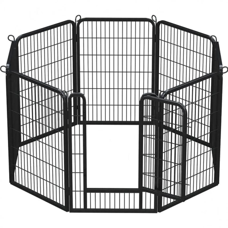Yaheetech 8 Panels Dog Playpen 100cm Tall Dog Pen Dog Fence 8 Panels Dog Playpen 100cm Tall Dog Pen Dog Fence