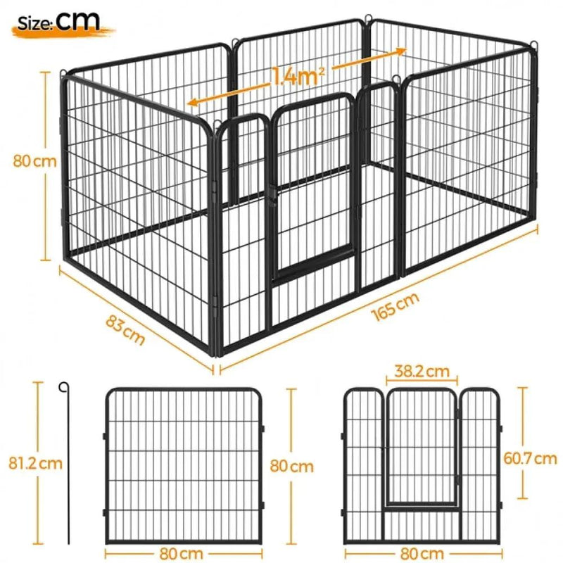 Yaheetech 6pcs Dog Play Pen 6pcs Dog Play Pen