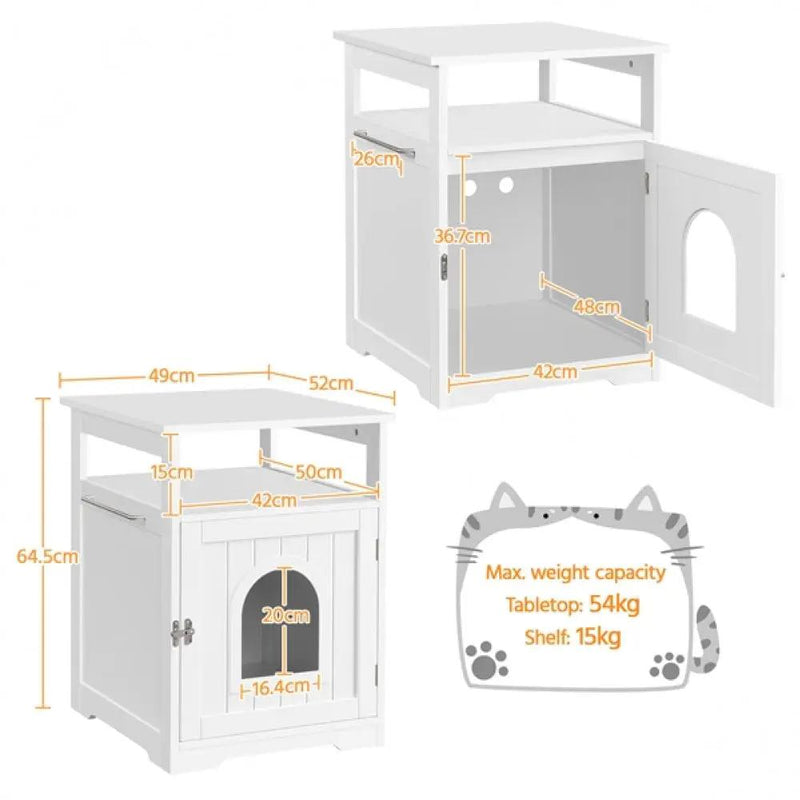 Yaheetech End Table for Pet House Pet Crate Indoor Cat Litter Box End Table for Pet House Pet Crate Indoor Cat Litter Box