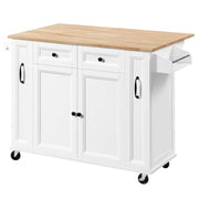 Yaheetech Kitchen Trolley with Drop-Leaf Breakfast Bar Kitchen Trolley with Drop-Leaf Breakfast Bar