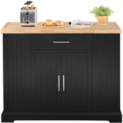 Yaheetech Rolling Kitchen Island Kitchen Trolley Rolling Kitchen Island Kitchen Trolley