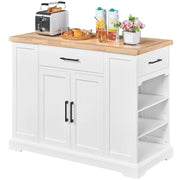 Yaheetech Rolling Kitchen Island Trolley Modern Storage Cabinet Rolling Kitchen Island Trolley Modern Storage Cabinet