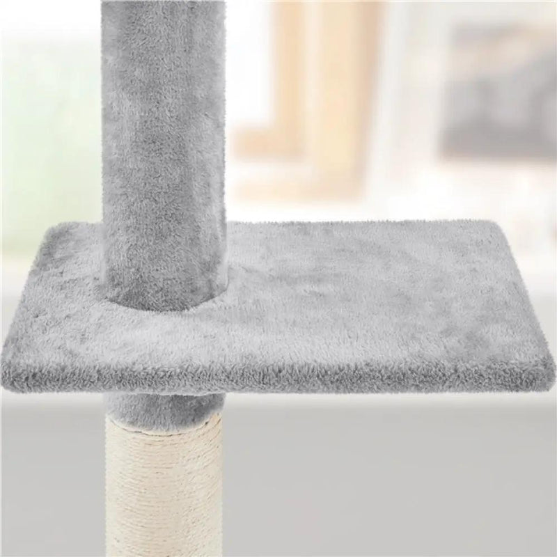 2.3-2.7M Floor-to-Ceiling Cat Tree Adjustable Tall Cat Tower – view 8