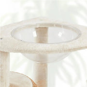 Yaheetech 54″ Tall Rattan Cat Tree Cat Tower 54″ Tall Rattan Cat Tree Cat Tower