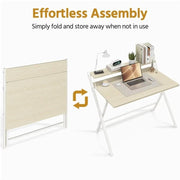 Yaheetech 2-Tier Foldable Computer Desk w/ Monitor Shelf 2-Tier Foldable Computer Desk w/ Monitor Shelf