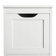 Yaheetech White Bathroom Cabinet 2 Hideaway Drawers 1 Shelf White Bathroom Cabinet 2 Hideaway Drawers 1 Shelf