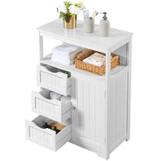Yaheetech 90cm Height Bathroom Floor Cabinet 90cm Height Bathroom Floor Cabinet