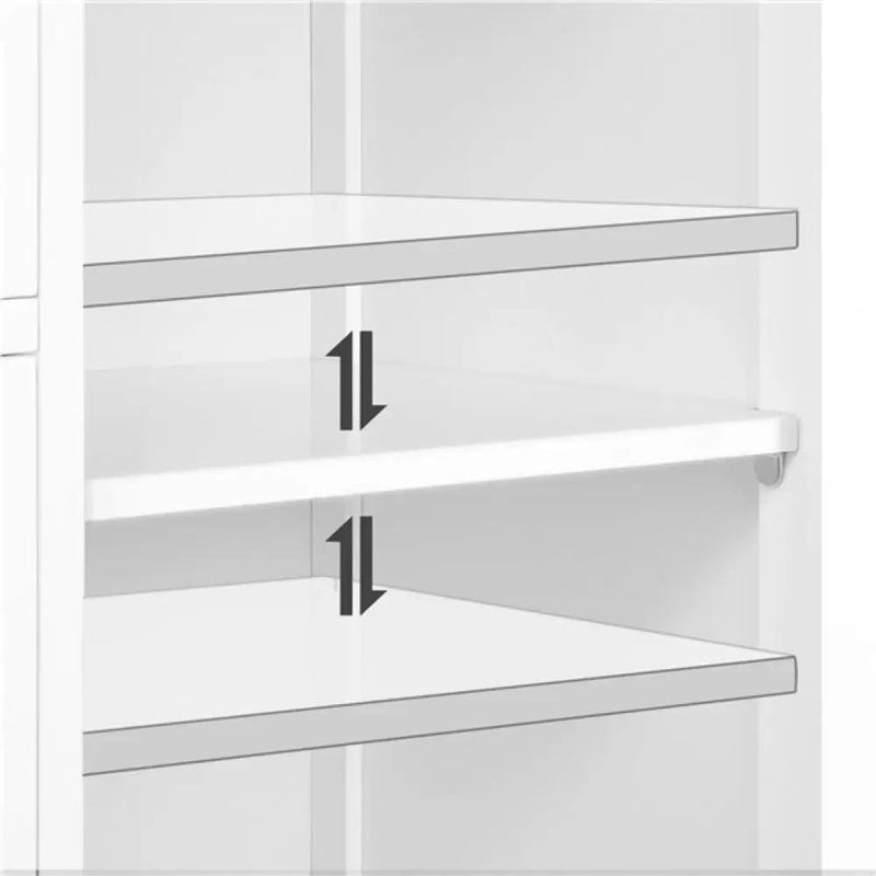 Yaheetech Freestanding Floor Cabinet Bathroom Storage Freestanding Floor Cabinet Bathroom Storage