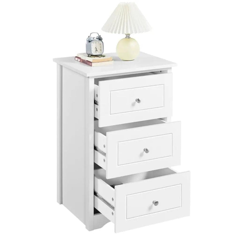 Yaheetech End Table Classic Side Table Storage End Table Classic Side Table Storage