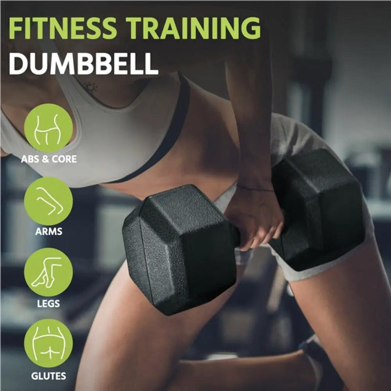 Yaheetech 2x6kg Hexagon Dumbbells Set 2x6kg Hexagon Dumbbells Set
