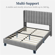 Yaheetech Queen Upholstered Bed Frame Queen Upholstered Bed Frame