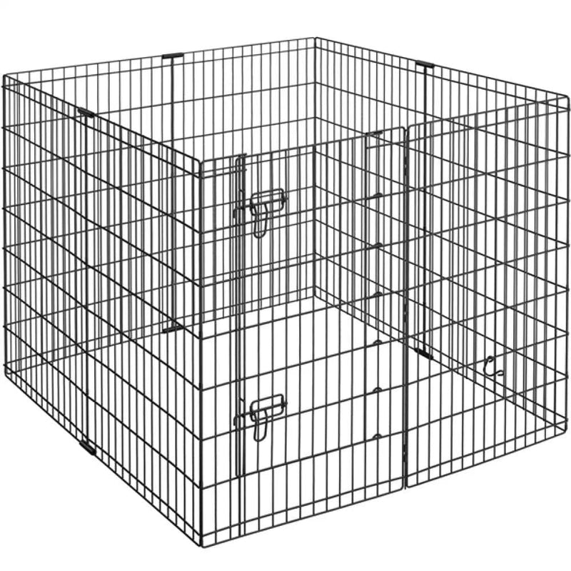 Yaheetech 8 Panel Foldable Metal Dog Exercise Pen 8 Panel Foldable Metal Dog Exercise Pen