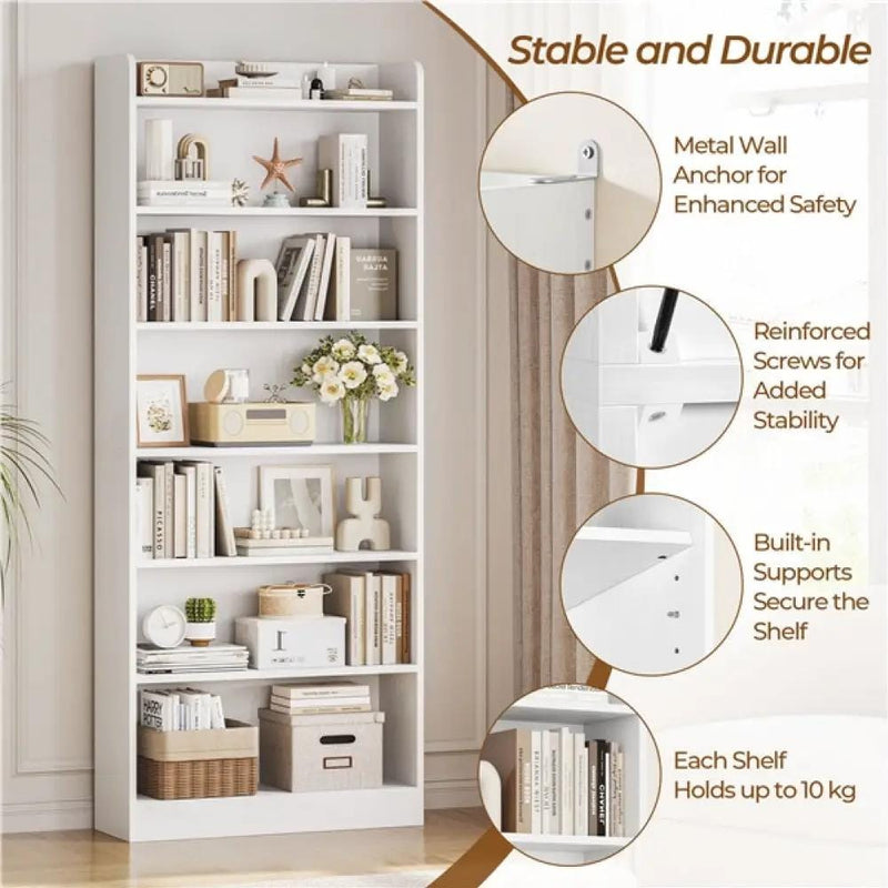 Yaheetech 7-layer Open Shelf Bookshelf 7-layer Open Shelf Bookshelf