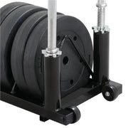 Yaheetech Horizontal Bumper Plate Rack Strength Fitness Rack Plate Holder Horizontal Bumper Plate Rack Strength Fitness Rack Plate Holder