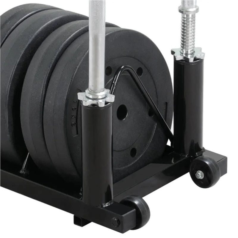 Yaheetech Horizontal Bumper Plate Rack Strength Fitness Rack Plate Holder Horizontal Bumper Plate Rack Strength Fitness Rack Plate Holder