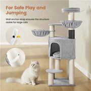 Multilevel Heavy-Duty Cat Tree with Thick Scratching Posts – view 8