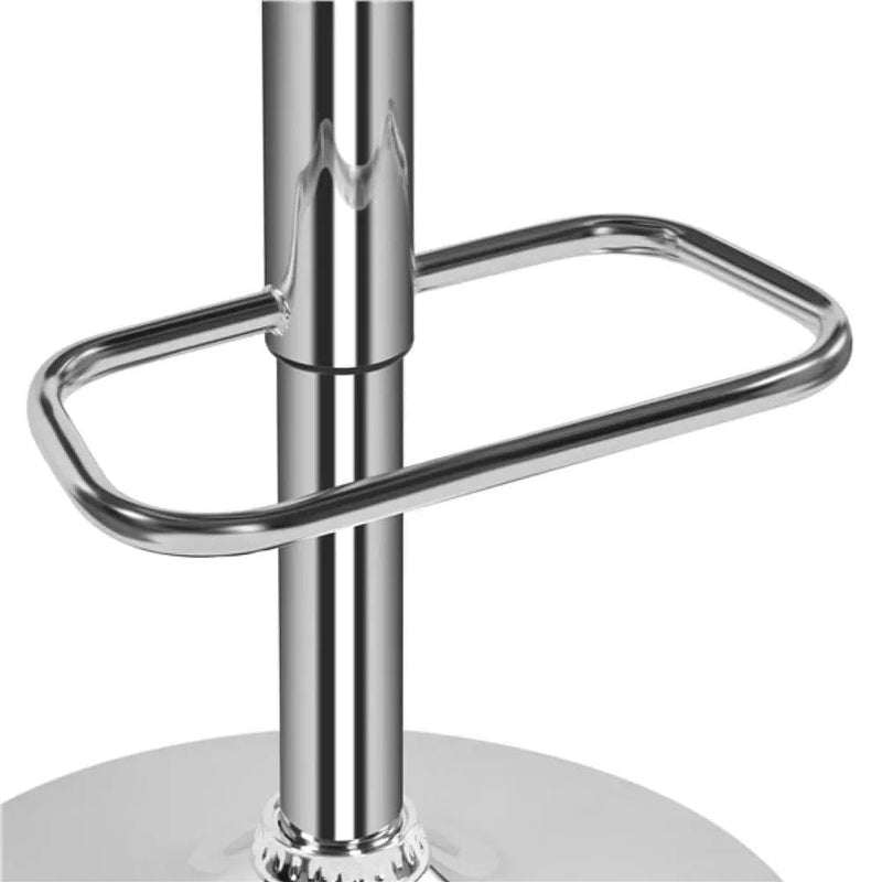 2PCS Adjustable Bar Stool Modern Faux Leather Swivel Bar Chair – view 8