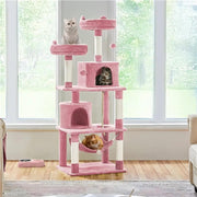Yaheetech Multi Level Cat Tree Cat Tower Kitten Condo Multi Level Cat Tree Cat Tower Kitten Condo
