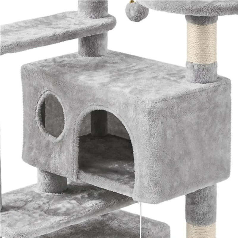 Yaheetech 146cm Height Cat Tree Condo Kitten Tree Tower 146cm Height Cat Tree Condo Kitten Tree Tower