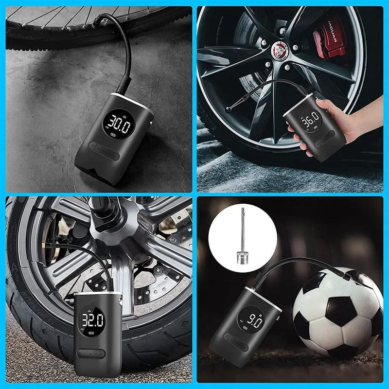 Portable Air Pump Compressor Tyre Inflator 150PSI – view 4